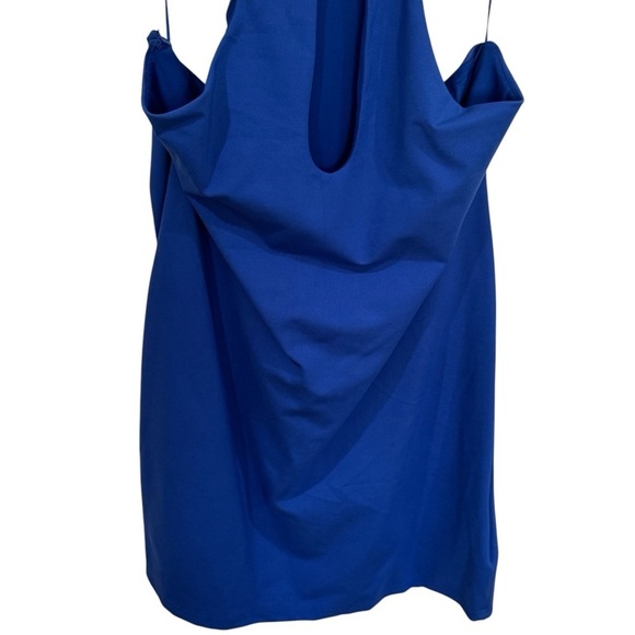 Remi x Revolve Carli Mini Halter Dress in Baltic Blue Women's Size 3X - Picture 7 of 11